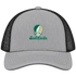 South Florida Stealie Premium Unisex Trucker Cap — Design: South Florida University of — Heather Grey/Black