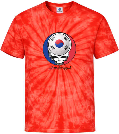 South Korea FIFA World Cup Stealie Tie-Dye T-Shirt