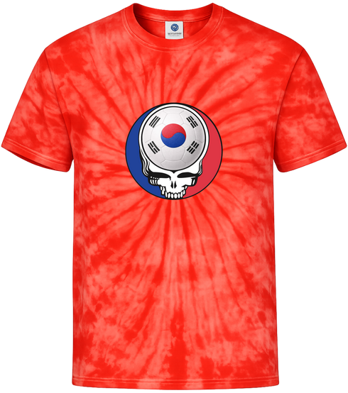 South Korea FIFA World Cup Stealie Tie-Dye T-Shirt