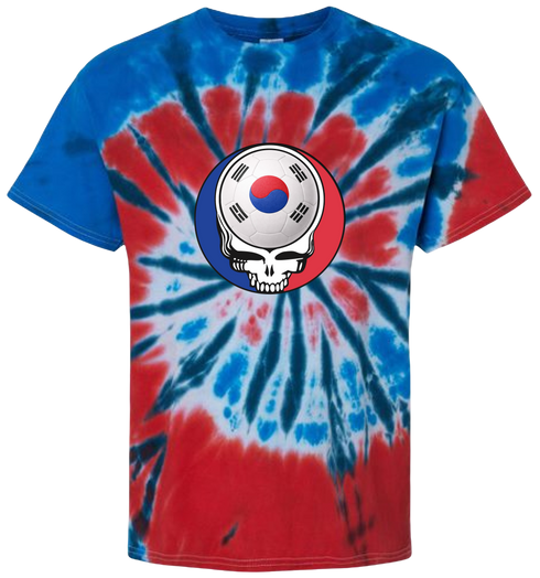 South Korea FIFA World Cup Stealie Tie-Dye T-Shirt