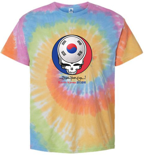 South Korea FIFA World Cup Stealie Tie-Dye T-Shirt