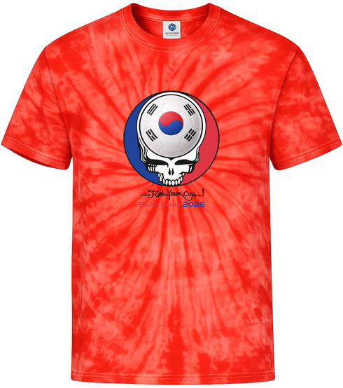 South Korea FIFA World Cup Stealie Tie-Dye T-Shirt