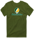 Southeastern Louisiana Stealie Premium Unisex T-Shirt — Design: Southeastern Louisiana University — Military Green