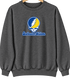 Southeastern Oklahoma Stealie Premium Unisex Crewneck — Design: Southeastern Oklahoma State University — Dark Heather