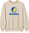 Southeastern Oklahoma Stealie Premium Unisex Crewneck — Design: Southeastern Oklahoma State University — Sand