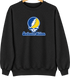 Southeastern Oklahoma Stealie Premium Unisex Crewneck — Design: Southeastern Oklahoma State University — Black