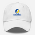 Southeastern Oklahoma Stealie Premium Unisex Dad Hat — Design: Southeastern Oklahoma State University — White
