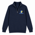 Southeastern Oklahoma Stealie Premium Unisex Quarter-Zip — Design: Southeastern Oklahoma State University — Navy