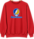 Southern Arkansas Stealie Premium Unisex Crewneck — Design: Southern Arkansas University — Red