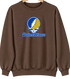 Southern Arkansas Stealie Premium Unisex Crewneck — Design: Southern Arkansas University — Brown