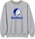 Southern Connecticut Stealie Premium Unisex Crewneck — Design: Southern Connecticut State University — Sport Grey
