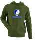 Southern Connecticut Stealie Premium Unisex Hoodie — Design: Southern Connecticut State University — Military Green