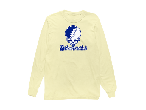 Southern Connecticut Stealie Premium Unisex Long-Sleeve — Design: Southern Connecticut State University — Butter