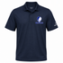 Southern Connecticut Stealie Premium Unisex Polo — Design: Southern Connecticut State University — Navy