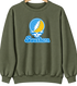 Southern Stealie Premium Unisex Crewneck — Design: Southern University — Military Green