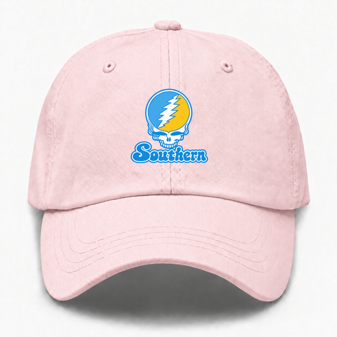 Southern Stealie Premium Unisex Dad Hat — Design: Southern University — Pink
