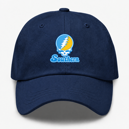 Southern Stealie Premium Unisex Dad Hat — Design: Southern University — Navy