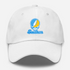 Southern Stealie Premium Unisex Dad Hat — Design: Southern University — White