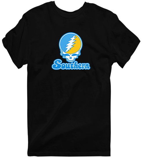 Southern Stealie Premium Unisex T-Shirt — Design: Southern University — Black