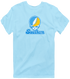 Southern Stealie Premium Unisex T-Shirt — Design: Southern University — Light Blue