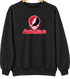 Southern Illinois Stealie Premium Unisex Crewneck — Design: Southern Illinois University Edwardsville — Black