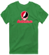 Southern Illinois Stealie Premium Unisex T-Shirt — Design: Southern Illinois University Edwardsville — Irish Green