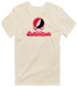 Southern Illinois Stealie Premium Unisex T-Shirt — Design: Southern Illinois University Edwardsville — Sand