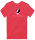 Southern Illinois Stealie Premium Unisex T-Shirt — Design: Southern Illinois University Edwardsville — Heather Red