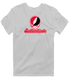Southern Illinois Stealie Premium Unisex T-Shirt — Design: Southern Illinois University Edwardsville — Sport Grey