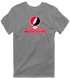 Southern Illinois Stealie Premium Unisex T-Shirt — Design: Southern Illinois University Edwardsville — Dark Heather