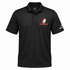 Southern Illinois Stealie Premium Unisex Polo — Design: Southern Illinois University — Black