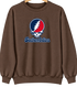Southern Indiana Stealie Premium Unisex Crewneck — Design: Southern Indiana University of — Brown