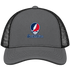 Southern Indiana Stealie Premium Unisex Trucker Cap — Design: Southern Indiana University of — Charcoal/Black
