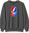 Southern Methodist Stealie Premium Unisex Crewneck — Design: Southern Methodist University — Dark Heather