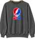 Southern Methodist Stealie Premium Unisex Crewneck — Design: Southern Methodist University — Dark Heather