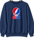 Southern Methodist Stealie Premium Unisex Crewneck — Design: Southern Methodist University — Navy