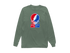 Southern Methodist Stealie Premium Unisex Long-Sleeve — Design: Southern Methodist University — Light Green