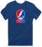 Southern Methodist Stealie Premium Unisex T-Shirt — Design: Southern Methodist University — Navy
