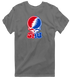 Southern Methodist Stealie Premium Unisex T-Shirt — Design: Southern Methodist University — Charcoal