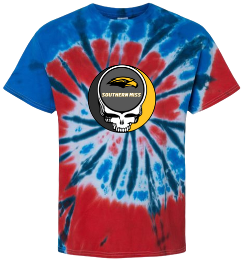 Southern Mississippi Stealie Tie-Dye T-Shirt