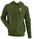 Southern Mississippi Stealie Premium Unisex Hoodie — Design: Southern Mississippi University — Military Green