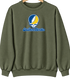 Southern Nevada Stealie Premium Unisex Crewneck — Military Green