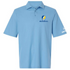 Southern Nevada Stealie Premium Unisex Polo — Design: Southern Nevada College of — Blue