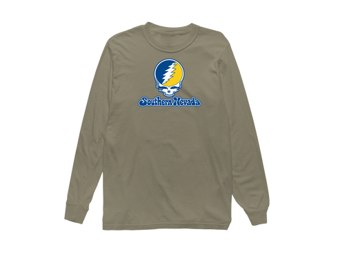 Southern Nevada Stealie Premium Unisex Long-Sleeve — Design: Southern Nevada College of — Sandstone