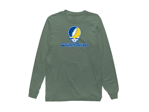Southern Nevada Stealie Premium Unisex Long-Sleeve — Design: Southern Nevada College of — Light Green