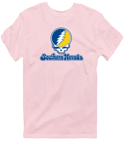 Southern Nevada Stealie Premium Unisex T-Shirt — Design: Southern Nevada College of — Light Pink