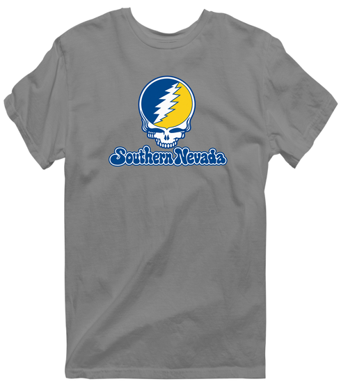 Southern Nevada Stealie Premium Unisex T-Shirt — Design: Southern Nevada College of — Dark Heather