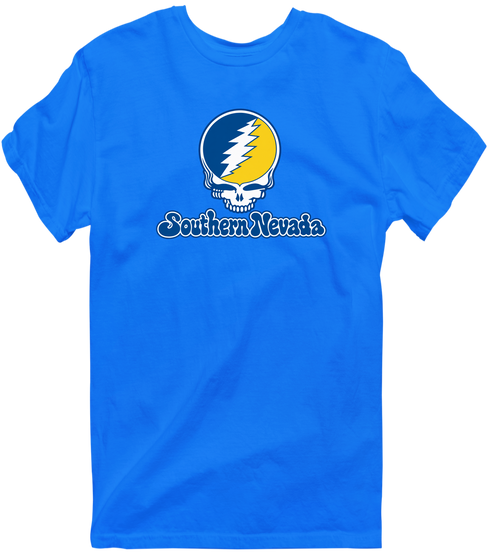 Southern Nevada Stealie Premium Unisex T-Shirt — Design: Southern Nevada College of — Royal