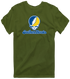 Southern Nevada Stealie Premium Unisex T-Shirt — Design: Southern Nevada College of — Military Green