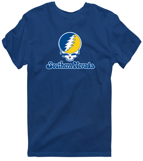 Southern Nevada Stealie Premium Unisex T-Shirt — Design: Southern Nevada College of — Navy